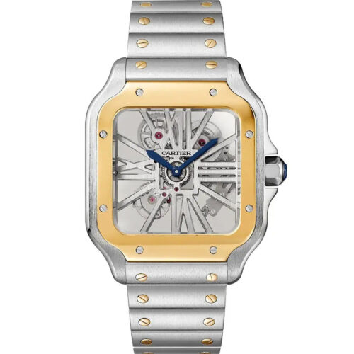Cartier-WHSA0019-Category.jpg Cartier Santos de Cartier 40mm Openworked Dial WHSA0019
