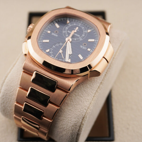 DSC07677.jpg Patek Philippe Nautilus Travel Time Chronograph 40mm 5990-1R-001 Blue Dial