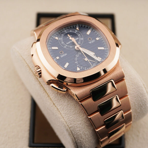 DSC07679.jpg Patek Philippe Nautilus Travel Time Chronograph 40mm 5990-1R-001 Blue Dial