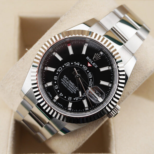 DSC07698.jpg Rolex Sky-Dweller 42mm Stainless Steel 326934 Black Dial