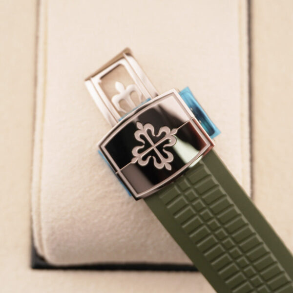 DSC07886.jpg Patek Philippe Aquanaut White Gold 42mm 5168G Khaki Green Dial