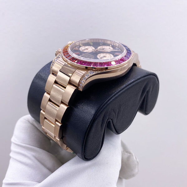 IMG_4012.jpg Rolex "Rainbow" Daytona 40mm 116595RBOW Black Gem Stone Dial
