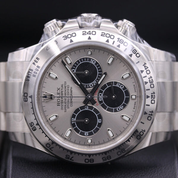IMG_6107.jpg Rolex Daytona 40mm 116509 White Gold Steel Black Dial