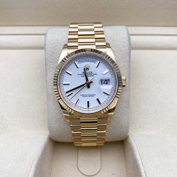 IMG_9907.jpg Rolex Day-Date 36mm Presidential 128238 Fluted Bezel White Dial