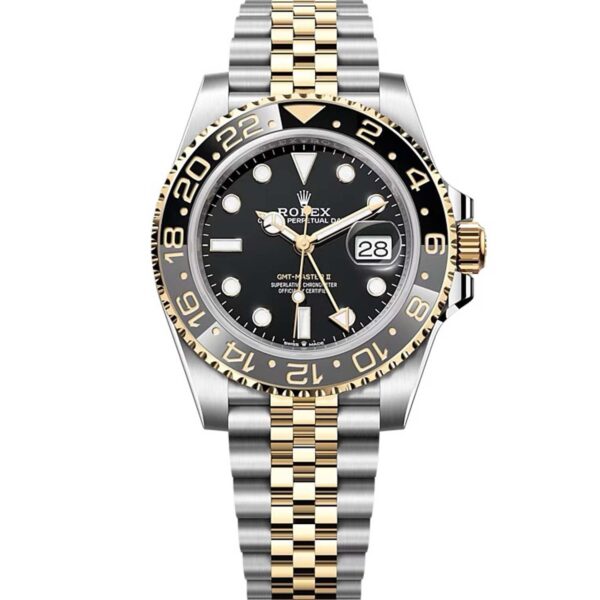 m126713grnr-0001_1.jpg Rolex GMT-Master II 40mm 126713GRNR Black Dial