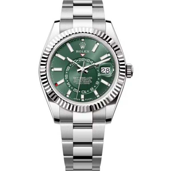 rolex-336934-sky-dweller-green-dial_jpg.jpg Rolex Sky-Dweller 336934 Green Dial Oyster Bracelet Stainless Steel