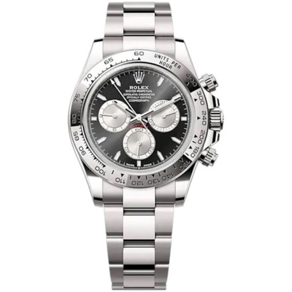 shopping.jpg Rolex Cosmograph Daytona Black Dial Silver Panda 126509