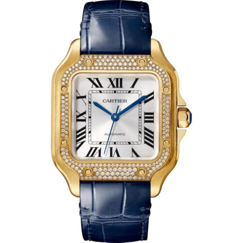 wjsa0013_1653554464.jpg Cartier Santos de Cartier 35mm Silvered Sunray Dial WJSA0013